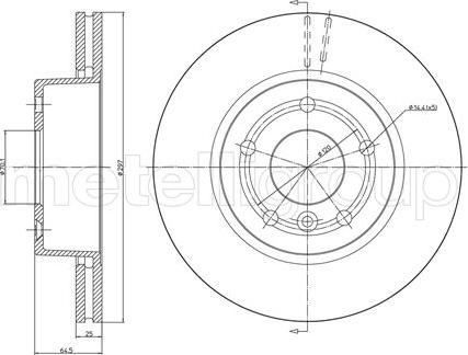 Fri.Tech. BD0462 - Тормозной диск avtokuzovplus.com.ua