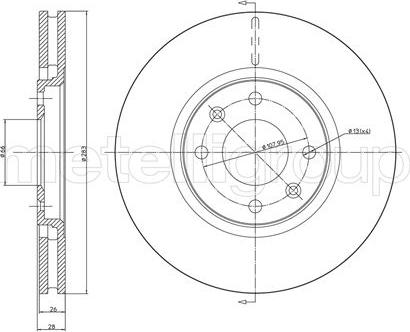 Fri.Tech. BD0502 - Тормозной диск autodnr.net