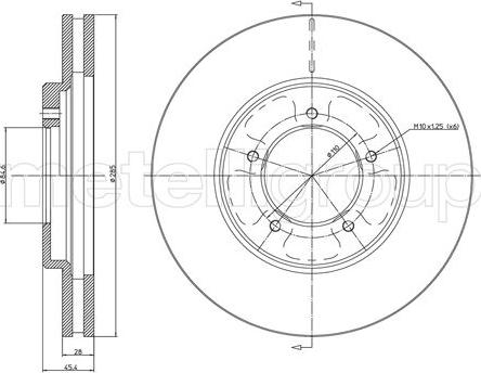 Fri.Tech. BD0518 - Тормозной диск autodnr.net