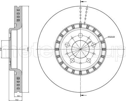 Fri.Tech. BD0551 - Тормозной диск autodnr.net