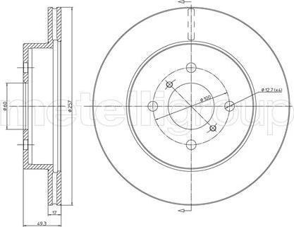 Maxtech 863514.0080 - Гальмівний диск autocars.com.ua