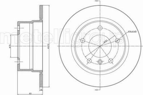 Fri.Tech. BD0762 - Тормозной диск avtokuzovplus.com.ua