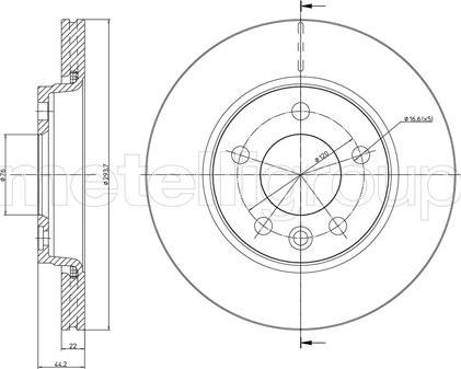 Fri.Tech. BD0977 - Тормозной диск autodnr.net