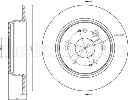 Fri.Tech. BD1109 - Тормозной диск autodnr.net