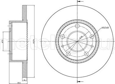 Fri.Tech. BD1188 - Тормозной диск autodnr.net