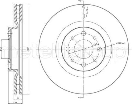 Fri.Tech. BD1202 - Тормозной диск avtokuzovplus.com.ua