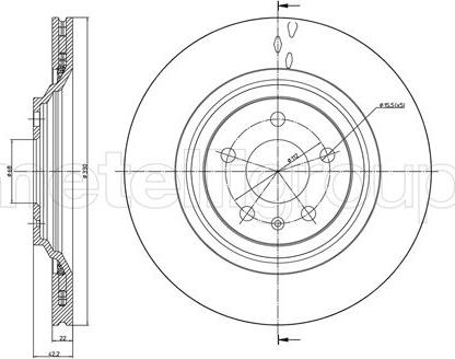 Fri.Tech. BD1397 - Тормозной диск autodnr.net