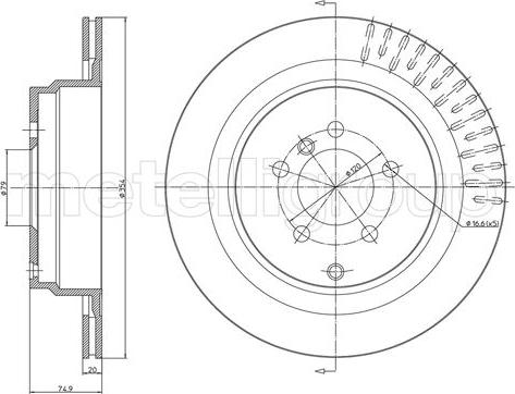 Fri.Tech. BD1427 - Тормозной диск autodnr.net