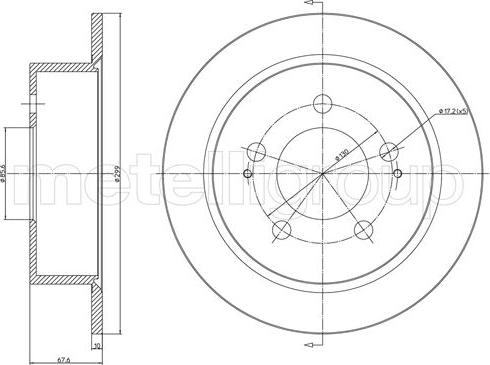 Fri.Tech. BD1434 - Тормозной диск autodnr.net