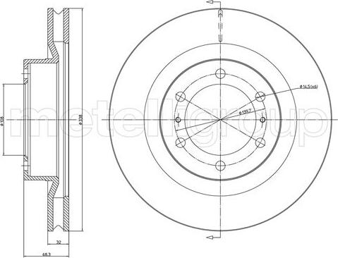 Optimal BS-8708 - Тормозной диск avtokuzovplus.com.ua