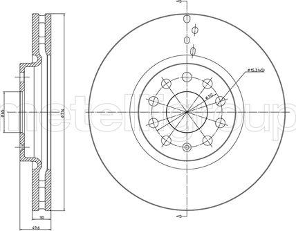 Fri.Tech. BD1550 - Тормозной диск autodnr.net