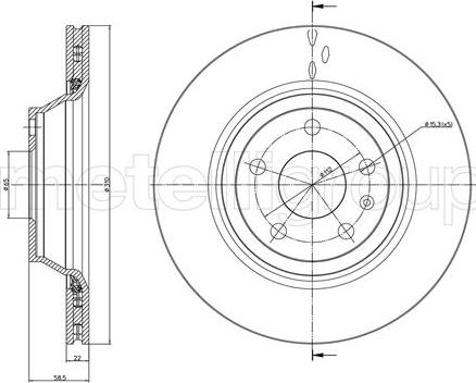 Fri.Tech. BD1608 - Тормозной диск avtokuzovplus.com.ua