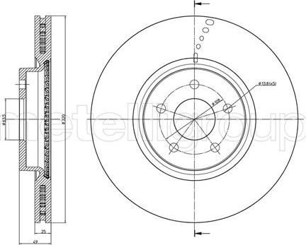 Fri.Tech. BD1681 - Тормозной диск autodnr.net