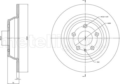 Fri.Tech. BD1786 - Тормозной диск avtokuzovplus.com.ua