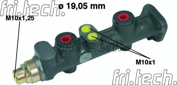 Fri.Tech. PF019 - Головний гальмівний циліндр autocars.com.ua
