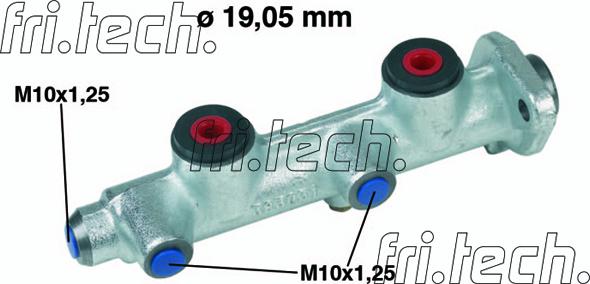 Fri.Tech. PF075 - Главный тормозной цилиндр avtokuzovplus.com.ua