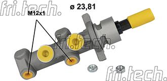 Fri.Tech. PF1021 - Главный тормозной цилиндр avtokuzovplus.com.ua