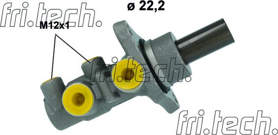 Fri.Tech. PF1219 - Главный тормозной цилиндр avtokuzovplus.com.ua