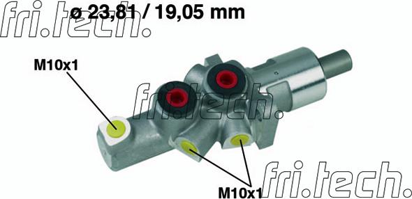 Fri.Tech. PF158 - Главный тормозной цилиндр avtokuzovplus.com.ua