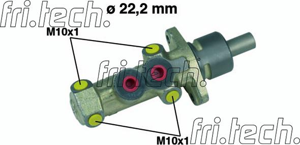 Fri.Tech. PF180 - Головний гальмівний циліндр autocars.com.ua