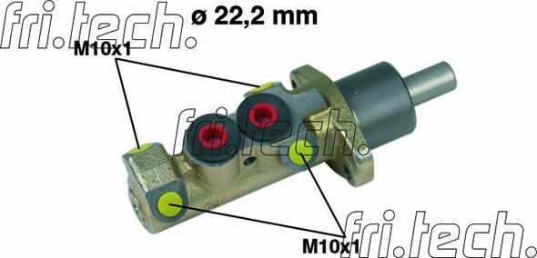 Fri.Tech. PF197 - Главный тормозной цилиндр autodnr.net