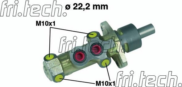 Fri.Tech. PF202 - Головний гальмівний циліндр autocars.com.ua