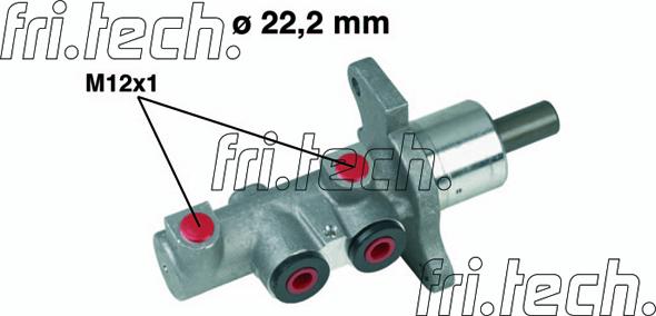 Fri.Tech. PF239 - Главный тормозной цилиндр avtokuzovplus.com.ua