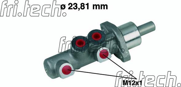 Fri.Tech. PF276 - Головний гальмівний циліндр autocars.com.ua