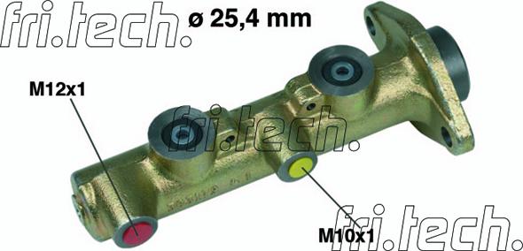 Fri.Tech. PF289 - Головний гальмівний циліндр autocars.com.ua