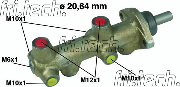 Fri.Tech. PF293 - Головний гальмівний циліндр autocars.com.ua