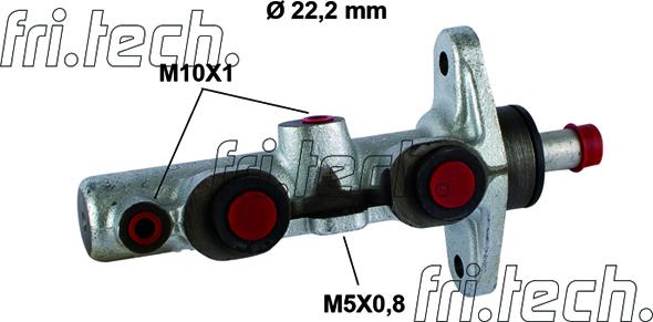 Fri.Tech. PF374 - Головний гальмівний циліндр autocars.com.ua