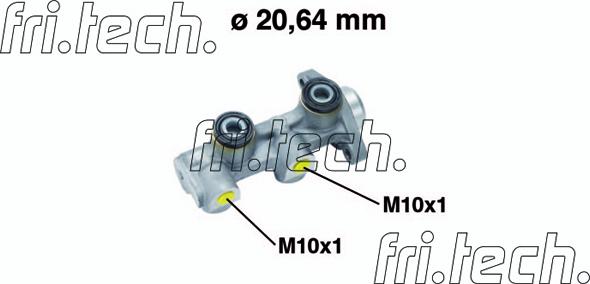 Fri.Tech. PF449 - Главный тормозной цилиндр autodnr.net