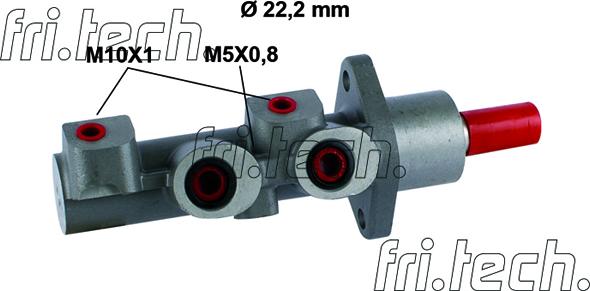 Fri.Tech. PF543 - Головний гальмівний циліндр autocars.com.ua