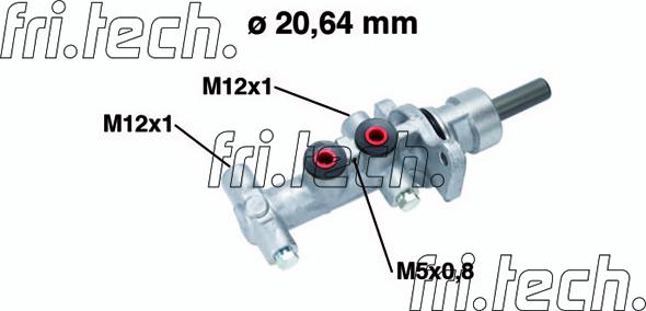 Fri.Tech. PF623 - Главный тормозной цилиндр avtokuzovplus.com.ua