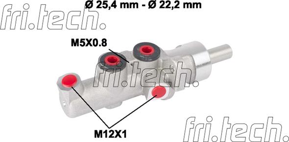 Fri.Tech. PF627 - Главный тормозной цилиндр avtokuzovplus.com.ua