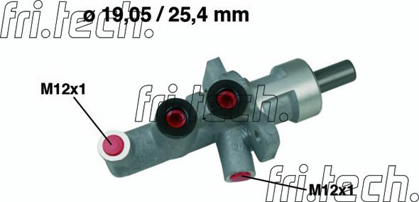 Fri.Tech. PF653 - Головний гальмівний циліндр autocars.com.ua