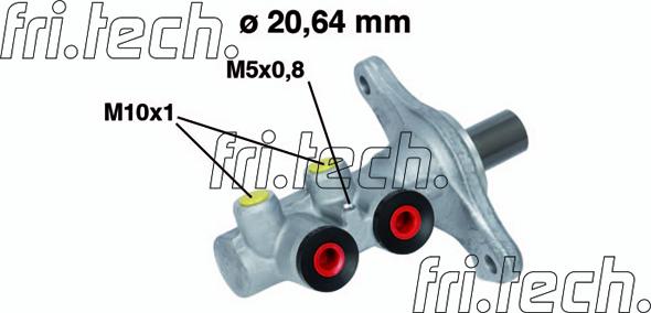 Fri.Tech. PF846 - Главный тормозной цилиндр avtokuzovplus.com.ua