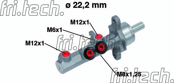 Fri.Tech. PF870 - Головний гальмівний циліндр autocars.com.ua