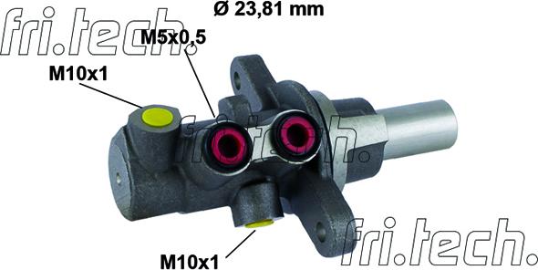 Fri.Tech. PF924 - Главный тормозной цилиндр avtokuzovplus.com.ua