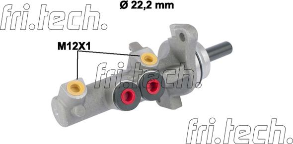 Fri.Tech. PF961 - Главный тормозной цилиндр autodnr.net