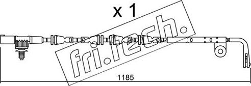 Fri.Tech. SU.229 - Сигнализатор, износ тормозных колодок avtokuzovplus.com.ua