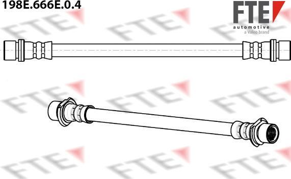 FTE 9240370 - Гальмівний шланг autocars.com.ua