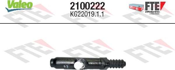 FTE 2100222 - Головний циліндр, система зчеплення autocars.com.ua
