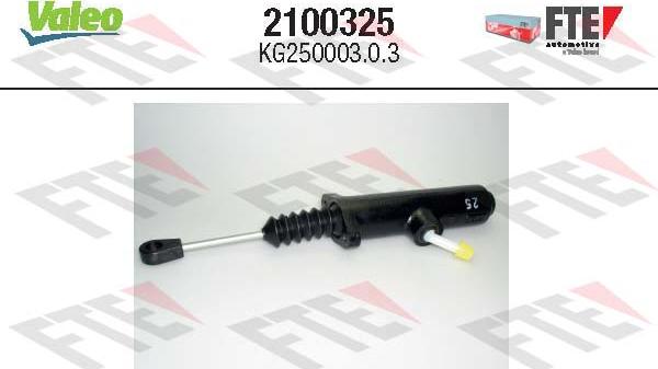 FTE 2100325 - Головний циліндр, система зчеплення autocars.com.ua