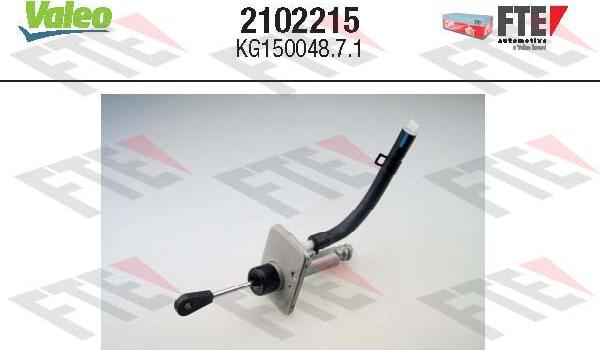 FTE 2102215 - Головний циліндр, система зчеплення autocars.com.ua
