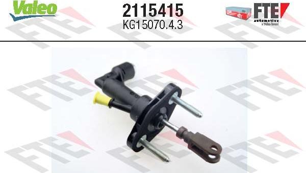 FTE 2115415 - Головний циліндр, система зчеплення autocars.com.ua