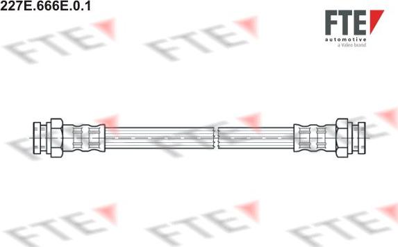 FTE 9240395 - Тормозной шланг autodnr.net