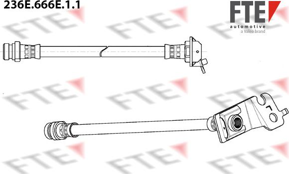 FTE 9240916 - Гальмівний шланг autocars.com.ua