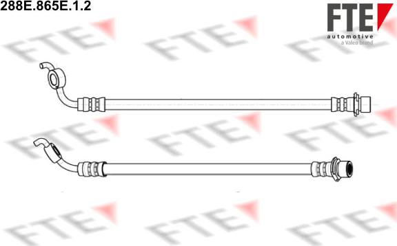 FTE 288E.865E.1.2 - Тормозной шланг avtokuzovplus.com.ua