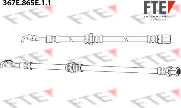 FTE 367E.865E.1.1 - Гальмівний шланг autocars.com.ua